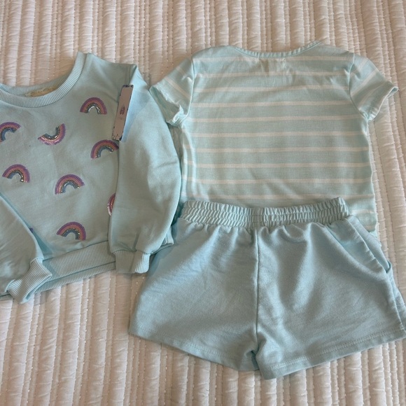 Btween Toddler Girl’s 3 pc short outfit Size 3T - Picture 2 of 3